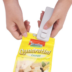 Macchina sigillante portatile USB sigillante <span class=keywords><strong>istantaneo</strong></span> ricaricabile in alluminio pacchetto di plastica Snack termosalda Mini sacchetto sigillante con taglierina - Product Image 3