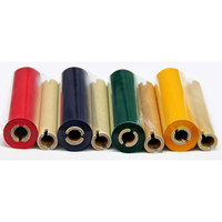 Cinta de Resina de Cera para Transferencia Térmica de 110 mm x 70 m, Compatible con Impresoras de Etiquetas Zebra, Datamax y Eltron