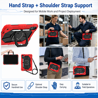 Étui de protection complet pour Redmi Pad 2 Pro 12.1 Poco Pad M1 12.1 2025 avec support pivotant à 360° et bandoulière OEM ODM