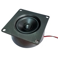 Haut-parleur de caisson de basses multimédia à large bande de fréquences 195 Hz, 30 W, 4 ohms, boîtier carré étanche IP68 de 105 mm, fourni par l'usine