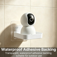 Supports de caméra sans perçage pour vente en gros transfrontalière, étagères adhésives murales, caméra de surveillance panoramique et inclinable pour usage domestique