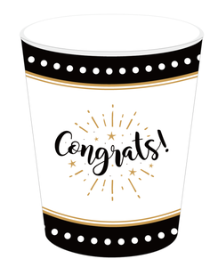 Uancai-vajilla desechable <span class=keywords><strong>para</strong></span> fiestas <span class=keywords><strong>de</strong></span> graduación, platos <span class=keywords><strong>de</strong></span> <span class=keywords><strong>papel</strong></span> dorados y negros, vasos y <span class=keywords><strong>servilletas</strong></span> - Product Image 6