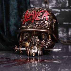Caja <span class=keywords><strong>de</strong></span> almacenamiento <span class=keywords><strong>de</strong></span> calaveras, escultura <span class=keywords><strong>de</strong></span> Metal pesado, casco <span class=keywords><strong>de</strong></span> roca, artesanías, resina, Slayer Band - Product Image 2