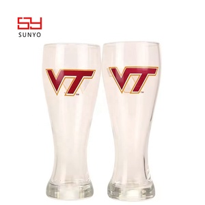Offre Spéciale En Gros Pas Cher Personnalisé Logo Impression Machine Fait Stocké Grande Bière 20OZ Pilsner Verre Bière Tasse - Product Image 3