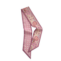 Écharpe à motif personnalisable de style chinois traditionnel, bandeau rétro multi-usage pour cheveux, ruban pour sacs et boîtes cadeaux