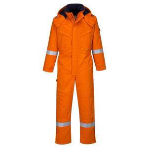PORTWEST - FR53ORRXXL Combinaison d'hiver orange résistante au feu et antistatique-EAN 5036108186891 FLAME RESISTANT WORKWEAR - Product Image 1