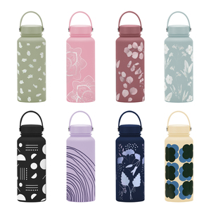 Logotipo impreso en 3D personalizado <span class=keywords><strong>1000ml</strong></span>/32 OZ botella de vacío portátil de acero inoxidable boca ancha bebida directa para deportes al aire libre hirviendo - Product Image 3