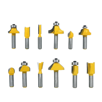 Ensemble d'embouts de routeur en carbure de tungstène 1/2 "8mm tige CNC fraise à bois pour Machine de découpe ODM Support personnalisé