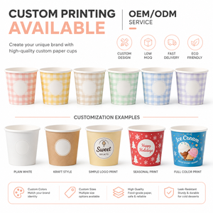 Coppette per Gelato di Alta Qualità, Bicchieri di Carta Personalizzati per Gelato, Imballaggio per Alimenti e Bevande, Confezioni per Gelato - Product Image 5