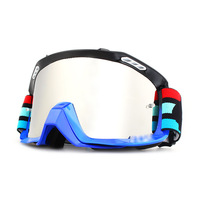 Gafas de Motociclismo Shenmoren H- Personalizables, Resistentes al Viento, con Lentes Toric, Marco Completo de PC, Unisex, para Motocross y Ciclismo de Montaña