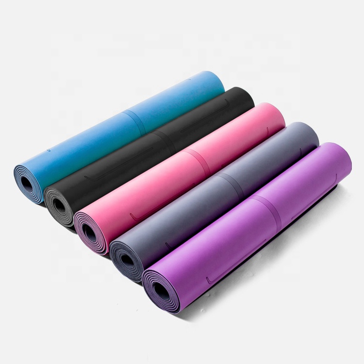 Wholesale PU Yoga Mat Manufacturer Custom Logo Color Kid Women Travel Natural Rubber Yoga Mat