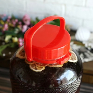 Pot en verre de 1 gallon avec couvercle, large ouverture, couvercles en plastique étanches avec <span class=keywords><strong>bec</strong></span> <span class=keywords><strong>verseur</strong></span>, stockage en vrac d'aliments secs, pot à cornichons, boîte à lait - Product Image 4