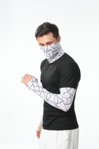 OEM 180gsm ghiaccio fresco senza cuciture di compressione maniche nere corsa ciclismo pesca set per uomini e donne copre le <span class=keywords><strong>braccia</strong></span> - Product Image 2