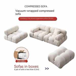 Ensemble de canapés minimaliste <span class=keywords><strong>Mario</strong></span> caméléon du designer italien Cube chic français pour le salon des célébrités d'Internet - Product Image 4