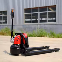 Transpalette Électrique Stable de Haute Qualité, Capacité de Charge 1500kg, Batterie Lithium DC15 24V, 4x4, Largeur d'Allée 2000mm, Faible Rayon de Braquage