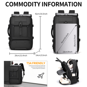 Thiết kế phổ biến mới sinh viên đại học Ba lô không thấm nước CuộN hàng đầu Túi Du Lịch Ngoài Trời công suất lớn máy tính xách tay Ba lô - Product Image 3