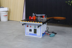 Mini Edge Banding Machine Handbuch Fuß pedal 6-60mm gerade und gebogene Platten kanten verarbeitung - Product Image 2