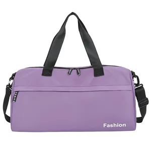 Custom Travelling Duffle Bag Damen Duffel Gym Sport gepäck Reisetaschen für Männer mit Schuh fach
