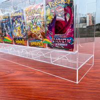 RAY YI Distributeur de boosters en acrylique à 6 emplacements, haute transparence, résistant aux UV, pour comptoir, direct usine, pour magasin de jeux