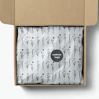 Papier de soie en rouleau écologique résistant à la graisse avec impression de logo personnalisé