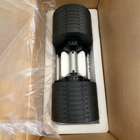Ultimate einsternu kurzhanteln haltère réglable 80lb vert nouveau verrouillage rapide haltères réglables 32 kg