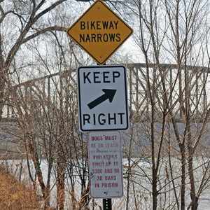 علامة عالية الجودة للحفاظ على الهواء الطلق ، لوحة الألومنيوم + m مهندس درجة عاكسة علامة سلامة المرور حجم مخصص - Product Image 3