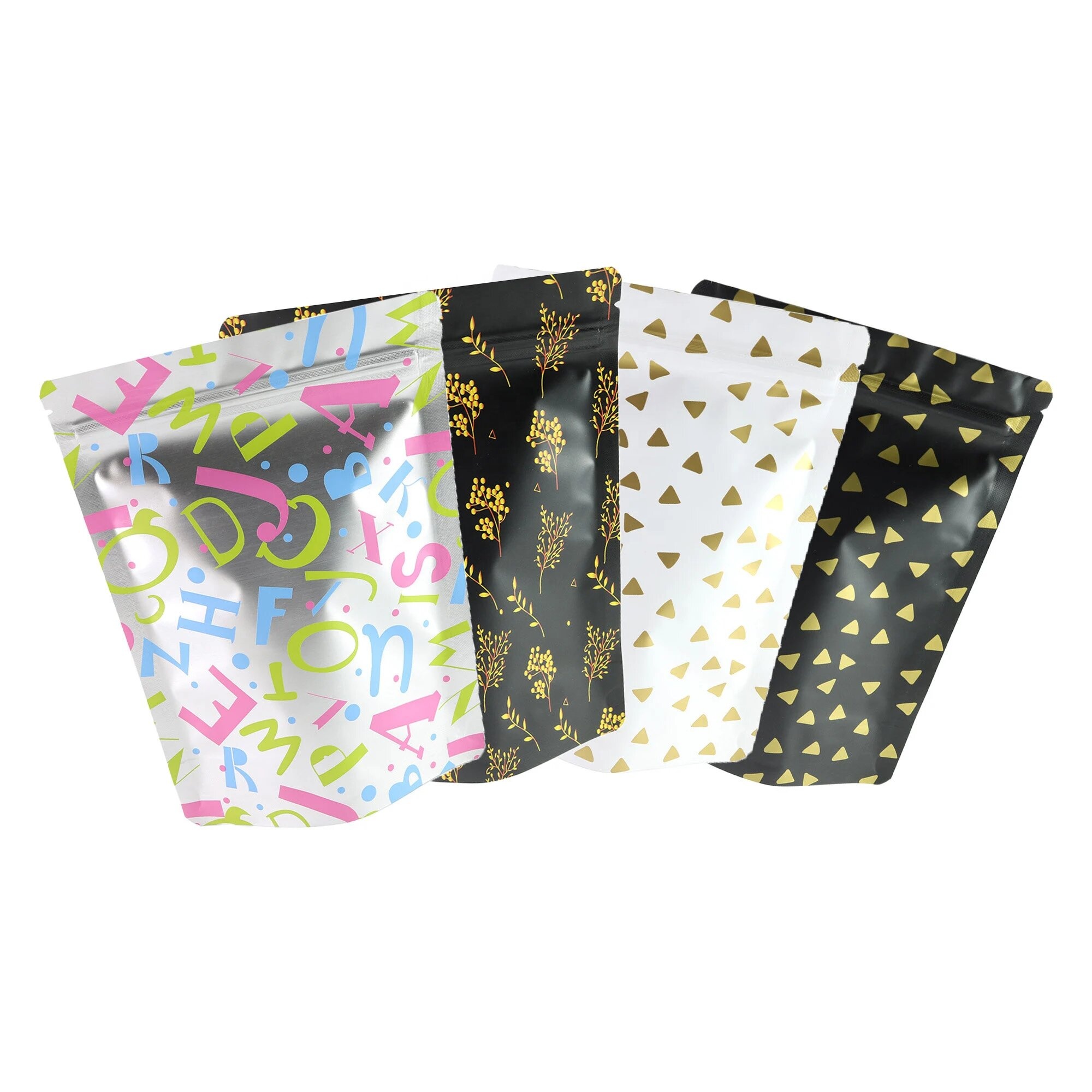 Customizable Stand up Pouch Seed Envelopes Self-Sealing for Storage of Flower and Vegetable Seeds for Pet Food