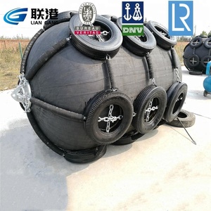 ขายเฟนเดอร์ยางกันกระแทกเรือแบบเป่าลมยี่ห้อ Yokohama พร้อมตาข่ายและยางล้อ ได้รับการรับรองมาตรฐาน BV สำหรับการใ<span class=keywords><strong>ช</strong></span>้งานทางทะเลนอก<span class=keywords><strong>ช</strong></span>ายฝั่ง - Product Image 4