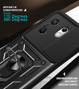 Cassa del telefono di protezione della finestra dello Slide per le coperture 4G di infinix <span class=keywords><strong>zero</strong></span> 30 con il cavalletto - Product Image 6