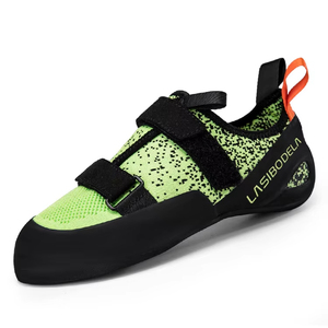 <span class=keywords><strong>Scarpe</strong></span> da arrampicata professionale per adulti in finta pelle scamosciata superiore in microfibra, Sole in gomma, cinghie regolabili per Bouldering interno esterno - Product Image 5