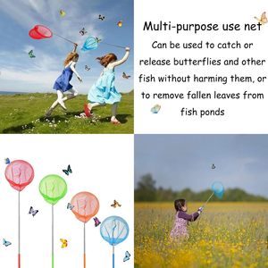 Filets <span class=keywords><strong>attrape</strong></span>-insectes pour enfants, <span class=keywords><strong>filet</strong></span> de pêche télescopique pour enfants pour attraper des insectes, activités de jardin en plein air - Product Image 5