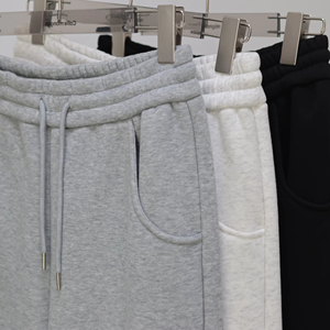 Pantalones de Mujer de Alta Calidad, Forrados de Felpa, con Cordón Ajustable, Estilo Banana, Cálidos, Holgados, de Pierna Ancha, Casuales, para el Hogar y la Calle - Product Image 1