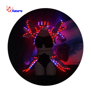 Di alta qualità Tron Legacy Costume Tron Costume femminile luce <span class=keywords><strong>unicorno</strong></span> abiti in Costume 1 pezzo per le ragazze bianco adulti luminoso - Product Image 1
