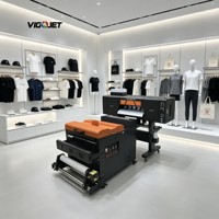 Machine d'impression DTF 60 cm avec deux têtes d'impression I3200 pour l'impression textile, la décoration de vêtements et la personnalisation de la mode