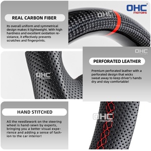Volante de Fibra de Carbono Real para <span class=keywords><strong>Mercedes</strong></span>-Benz <span class=keywords><strong>AMG</strong></span> Clase C, E, GLB, GLC, GLE, GT, EQE, <span class=keywords><strong>SL</strong></span> 2021+ E53/E63s/A35/A45s/C43 (Envío desde Almacén en EE. UU.) - Product Image 4