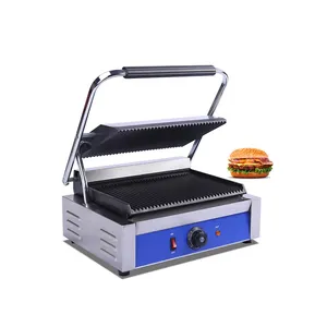 Grosir grill penggorengan Steak kontak elektrik, Pemanggang multifungsi anti lengket dengan kontak