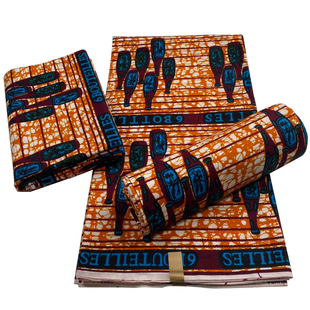 Оптовая продажа, африканская ткань из полиэстера или хлопка с принтом, материал в стиле Java и Анкары для одежды и рубашек