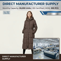 Veste d'hiver décontractée réversible pour femme, longue, 150g-200g, en duvet, à carreaux, zippée, respirante, écologique