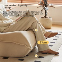 Nouveau design moderne pour salon et chambre à coucher, fauteuil de relaxation confortable, chaise de sol individuelle pour le loisir