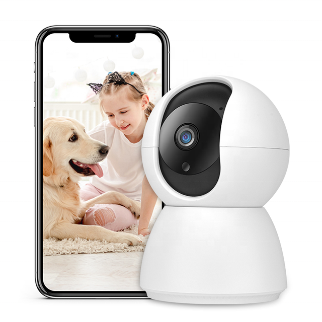 Home Remote Monitoring 1080P WiFi Icsee Smart Wireless Baby Monitor 360 Degree Panorama AI Human Detection Two-Way Audio Night