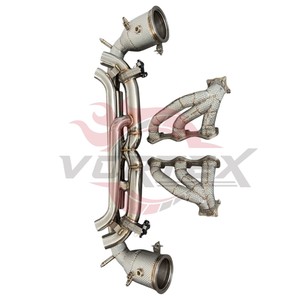 ท่อไอเสีย Vortex SS304 Valvetronic สำหรับ Porsche 911 992 Carrera Turbo S ระบบ Muffler Delete สำหรับรถแข่ง - Product Image 3