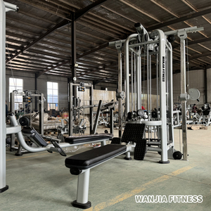 Macchina Multifunzione per Allenamento della Forza, Attrezzatura Commerciale per Palestra con Carico a Pesi, Stazione Fitness Multipla a 4 Postazioni - Product Image 5