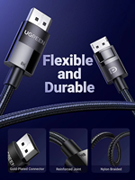 UGREEN DP114 Câble DP 8K High Clear Femelle à Femelle Extension DP 1.4 3FT 6FT Câble Displayport à Displayport Câble pour TV PC