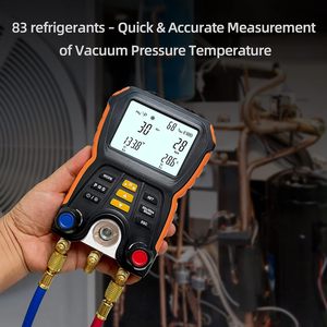 Juegos de manómetros para refrigeración HVAC R410a R22 R134a R404a, herramientas de refrigeración Yellow Jacket - Product Image 3