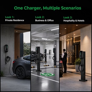 Nouvelle station de recharge murale AC 7KW/22KW pour maison/entreprise, chargeur de véhicule électrique, technologie 4G à distance, même modèle <span class=keywords><strong>Wallbox</strong></span> TYPE 2 32A CE - Product Image 4