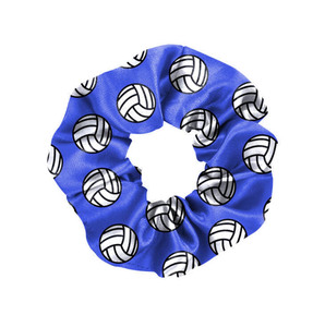 Coletero <span class=keywords><strong>de</strong></span> <span class=keywords><strong>voleibol</strong></span> con estampado simple europeo y americano para mujer, cuerda para el pelo cruzada, tocado <span class=keywords><strong>de</strong></span> satén <span class=keywords><strong>de</strong></span> alta elasticidad - Product Image 5