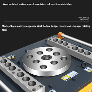 Dobladora de barras de acero de construcción, dobladora de barras de hierro en ángulo de barra redonda de 40mm con CE - Product Image 5