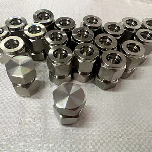 Bouchons hexagonaux externes en acier inoxydable 316, bouchons à ferrule, bouchons de tube filetés, bouchons d'huile, section ronde norme ASTM - Product Image 1