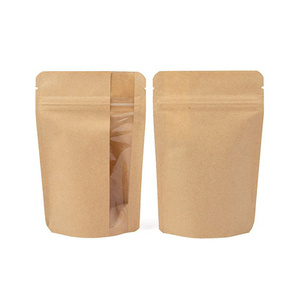 Hot bán thực phẩm trà cà phê hạt đậu bao bì nâu kraft túi giấy đứng lên Túi Ziplock Pouch - Product Image 4