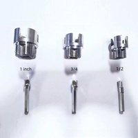 Jeu d'outils professionnel de calibrage et d'alésage de filetages internes pour tuyaux en PPR et PVC, accessoire de perçage haute précision